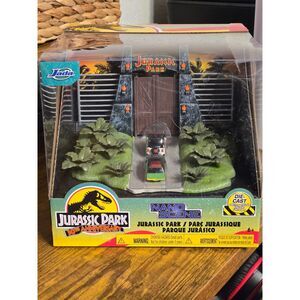 Nano scene Jurassic Park 30th Anniversary Jurassic Gate Diorama New in Box